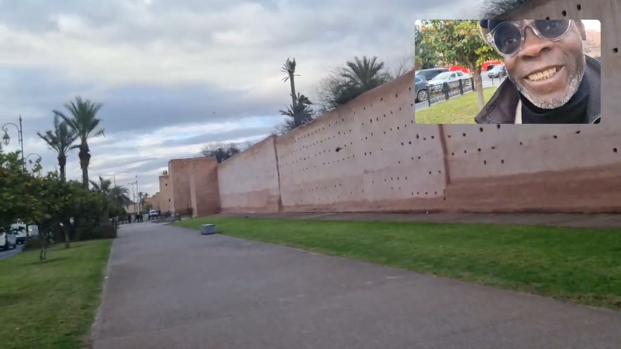 Découvrez la grande muraille et son park à Marrakech que c’est beau !!