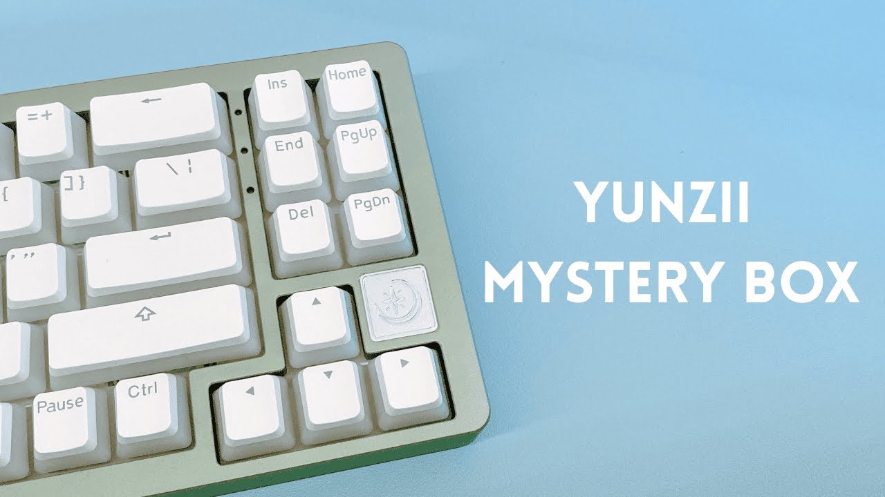 🌱YUNZII MYSTERY BOX 開封 | 自作キーボード