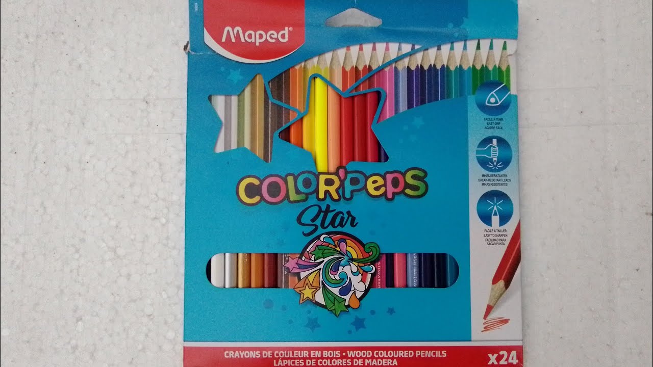 Maped Color Peps Star 24 cores, Review