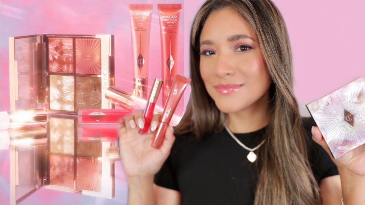 Charlotte Tilbury LOVEGASM Summer Collection | Pinkgasm Sunset beauty Wand & Pinkgasm Jewel lip