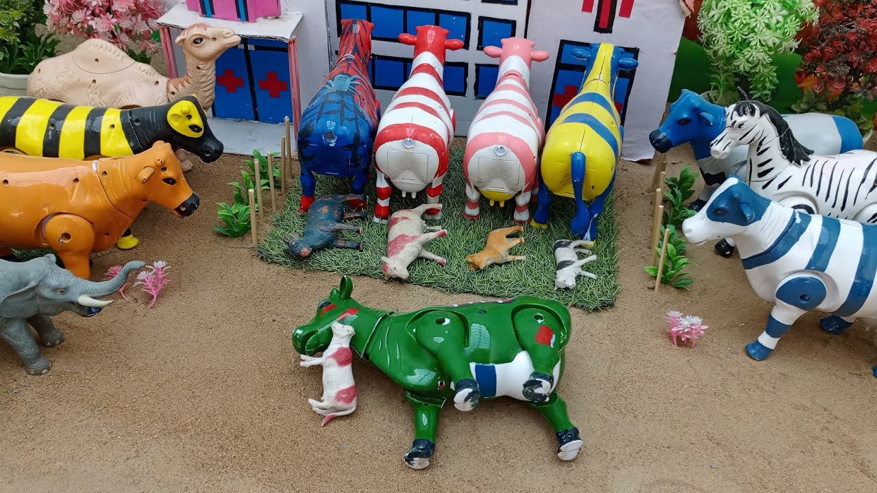 Oleng Sapi WALKING COW 🐄& 🐘 WADIDAU Toy video ‼️