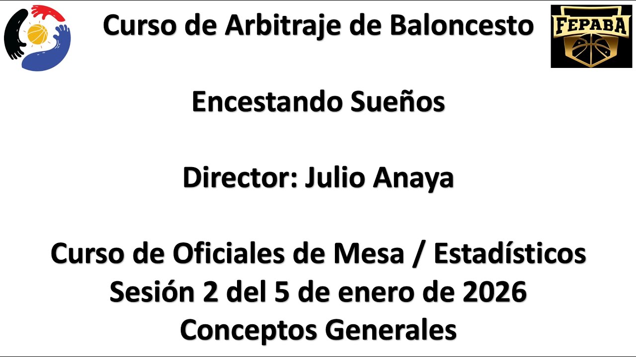 Sesión 2 del 5 de enero de 2026 - Conceptos Generales