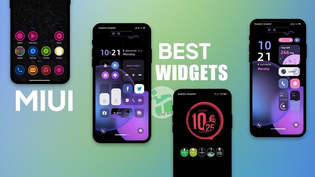 3! Best MIUI Widgets to Customize MIUI 14/13  | MIUI Themes with Best Widgets