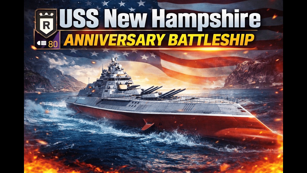USS New Hempshire - Anniversarry Ship Modern Warships