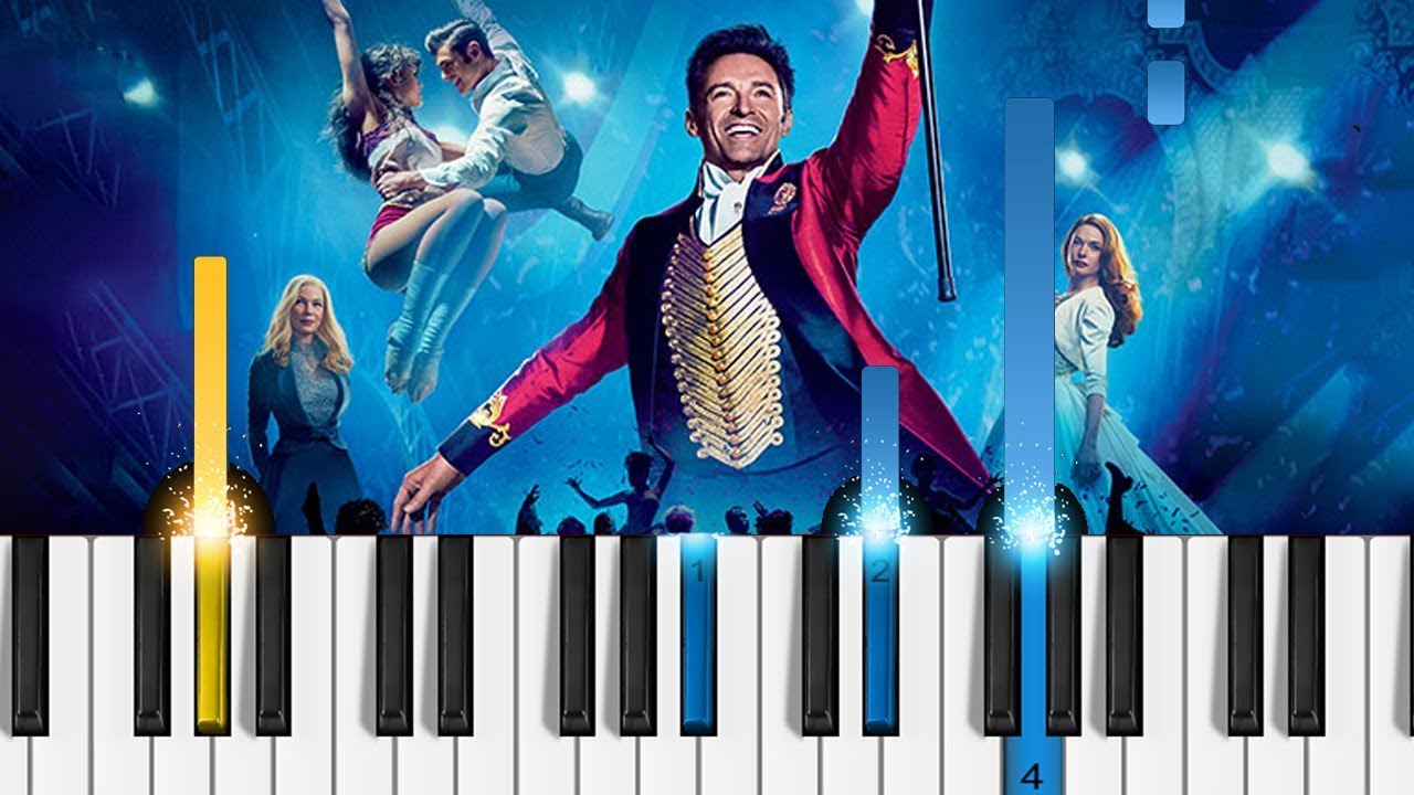 The Greatest Show - EASY Piano Tutorial - The Greatest Showman