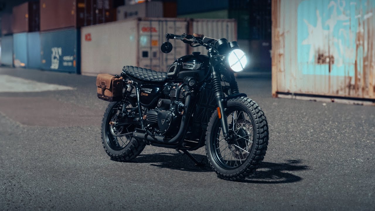 Полуночный заезд — кастомный Triumph Bonneville T100 | Moto Diary 7