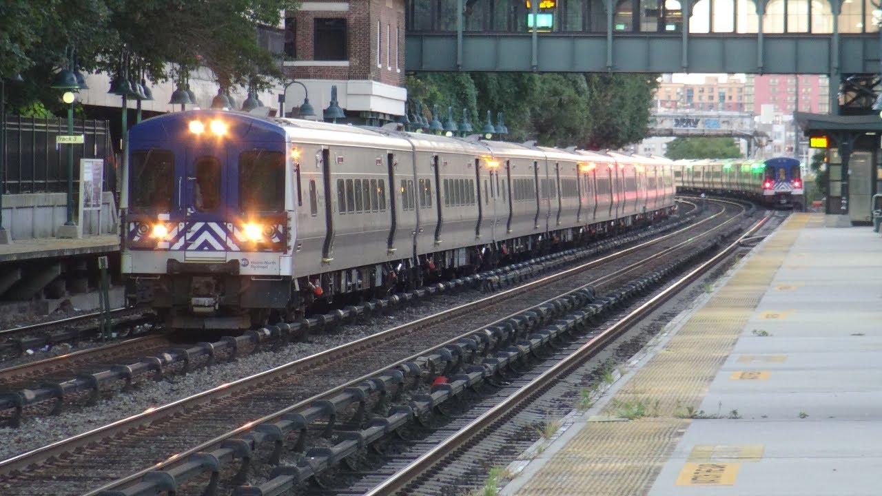Metro North & Amtrak Friday Morning Railfanning at Glenwood (Horn Action)