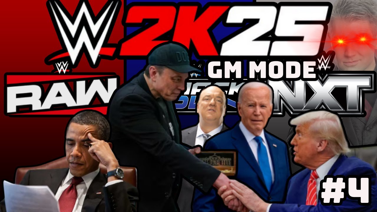 TRADE SABOTAGE??!!! | US Presidents Play WWE 2K25 GM Mode | Episode 4