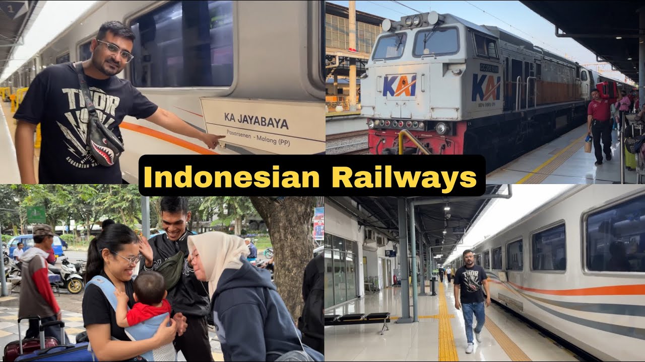 Indonesian Train Journey | Jayabaya Executive Class 🚆 Jakarta to Malang