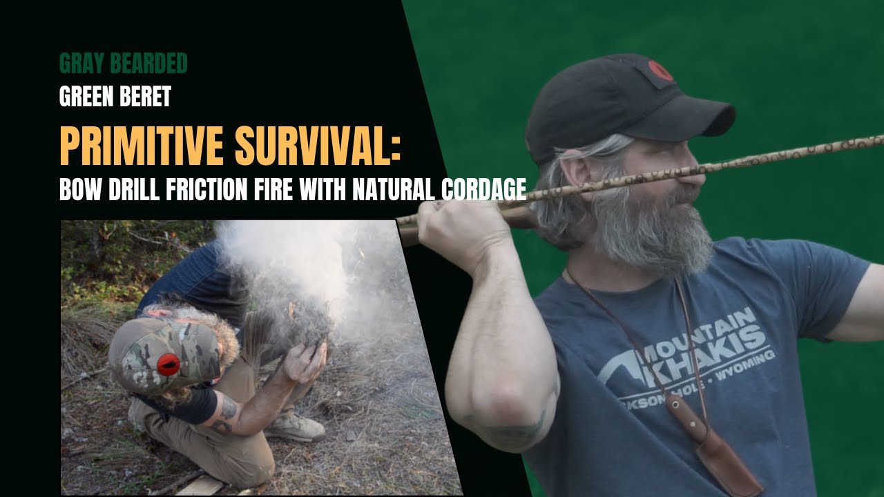 Bow Drill Natural Cordage