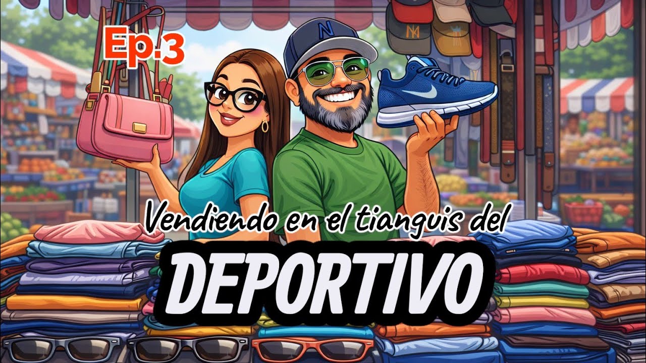 EPISODIO 3. Un día vendiendo en el tianguis del DEPORTIVO!