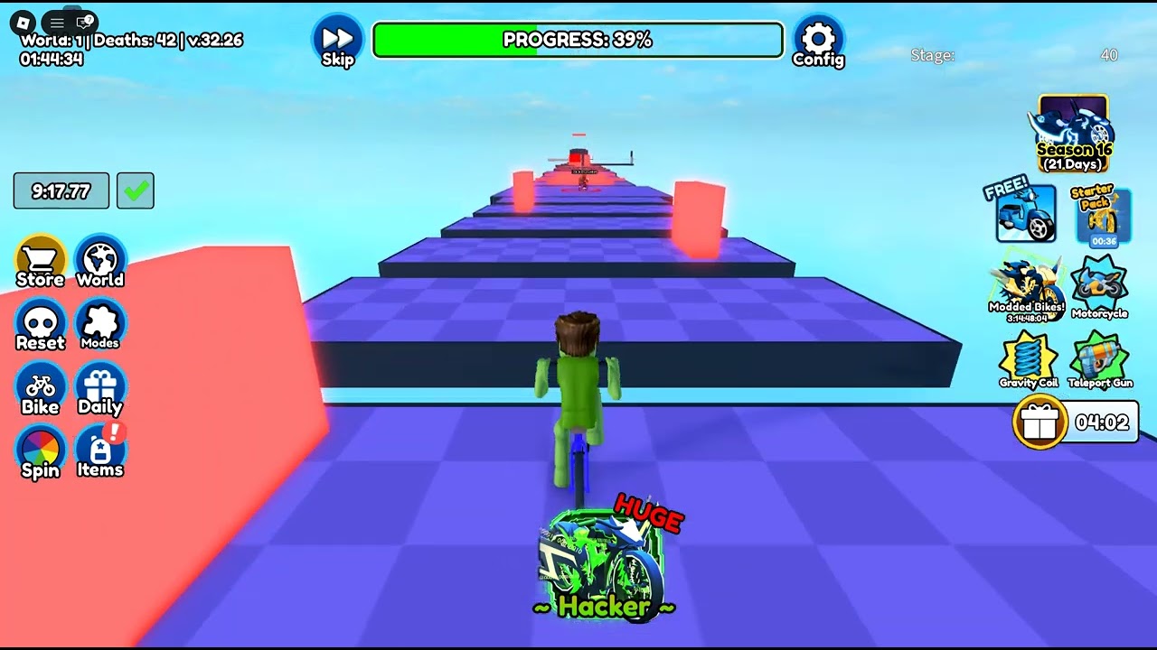 Playing Roblox