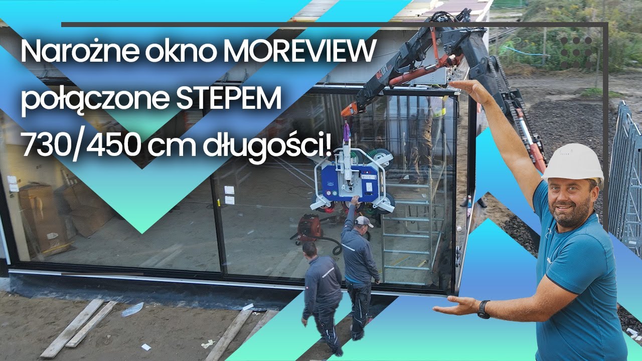 MOREVIEW - prawidłowy montaż okien w warstwie ocieplenia - Glass Corner 800kg