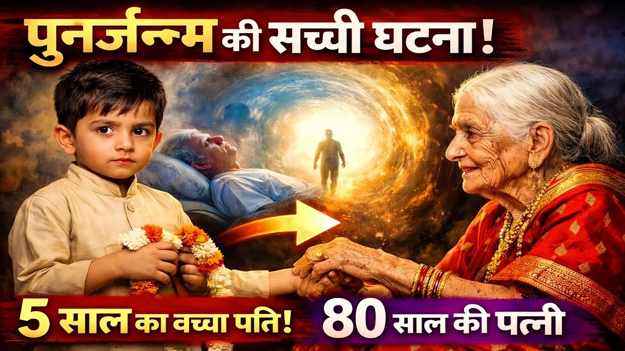 पुनर्जन्मः जब 5 साल का बच्चा अपनी 80 साल की 'पत्नी' से मिलने गया ! Reincarnation (Real Story) #viral