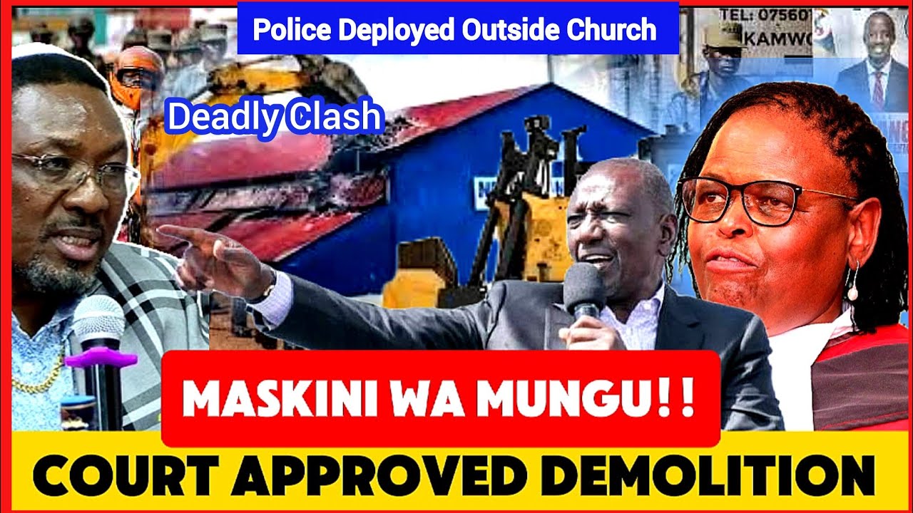 CLASH IN NG'ANG'A'S CHURCH COMPOUND AS COURT SIGNALED TO APPROVE DEMOLITION AS PASTOR DEMANDS KSH50B