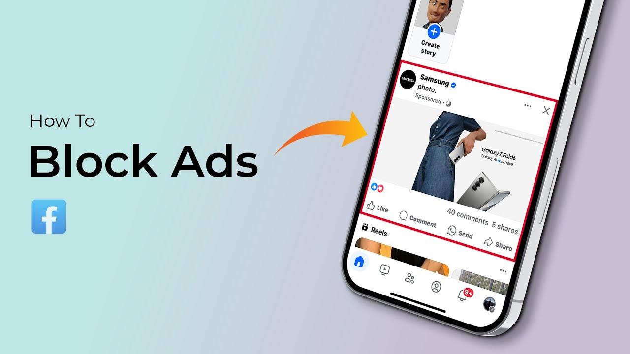 Как заблокировать рекламу на Facebook?