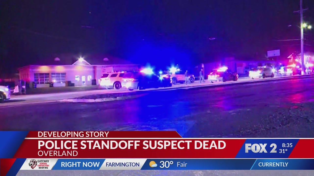 Suspect dead after shooting, police standoff in Overland