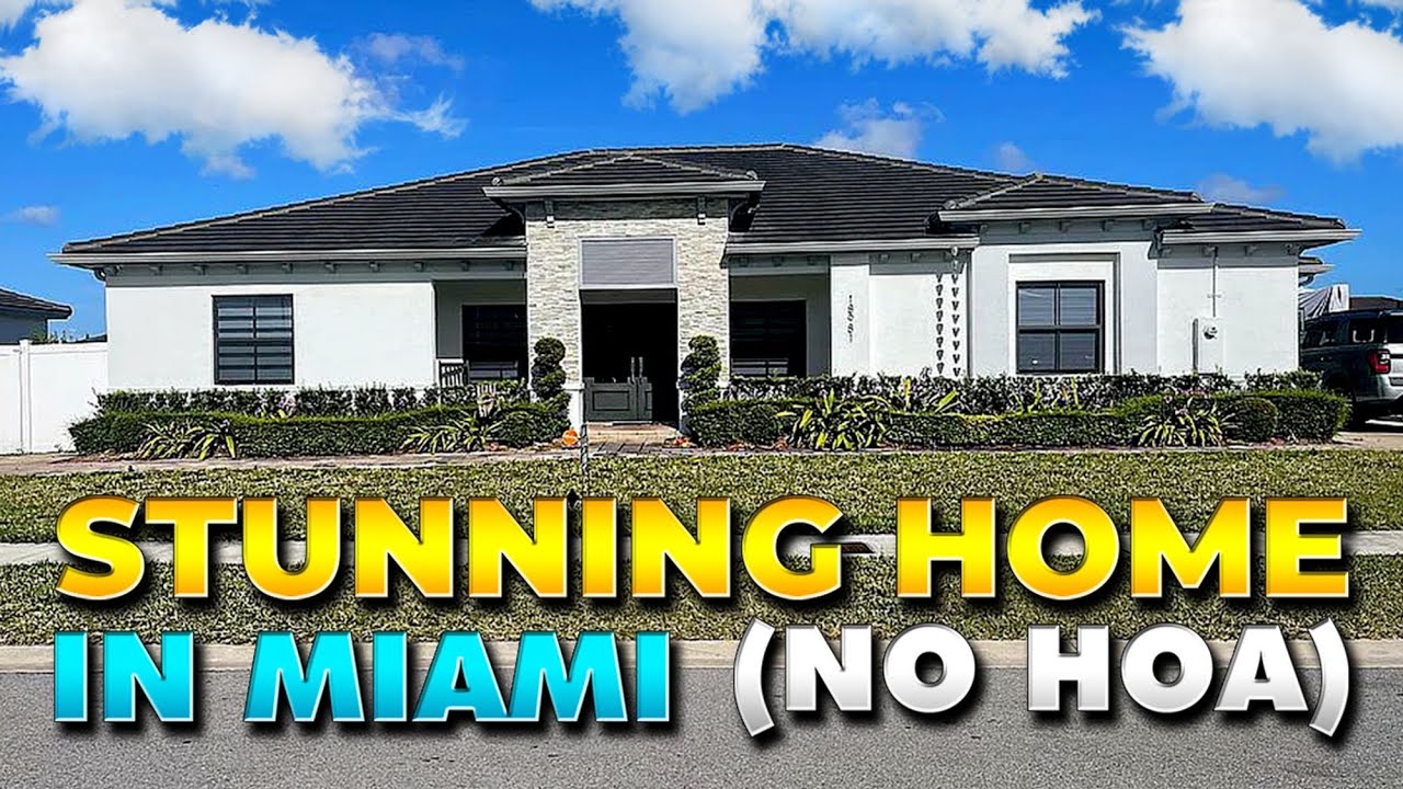 Inside This Stunning 4 Bedroom 2.5 Bathroom Home in Miami | No HOA
