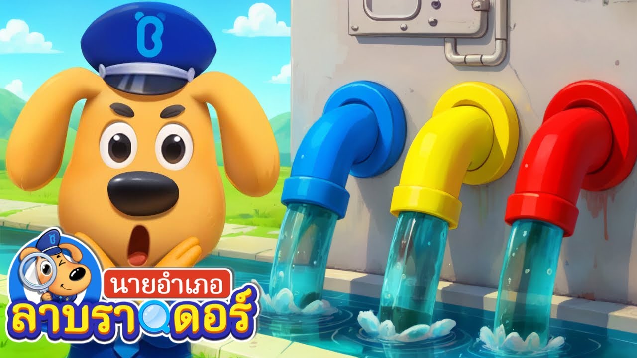 ปกป้องน้ำของพวกเรา💧| รักษาสิ่งแวดล้อม | การ์ตูนเด็ก | นายอำเภอลาบราดอร์ | Sheriff Labrador