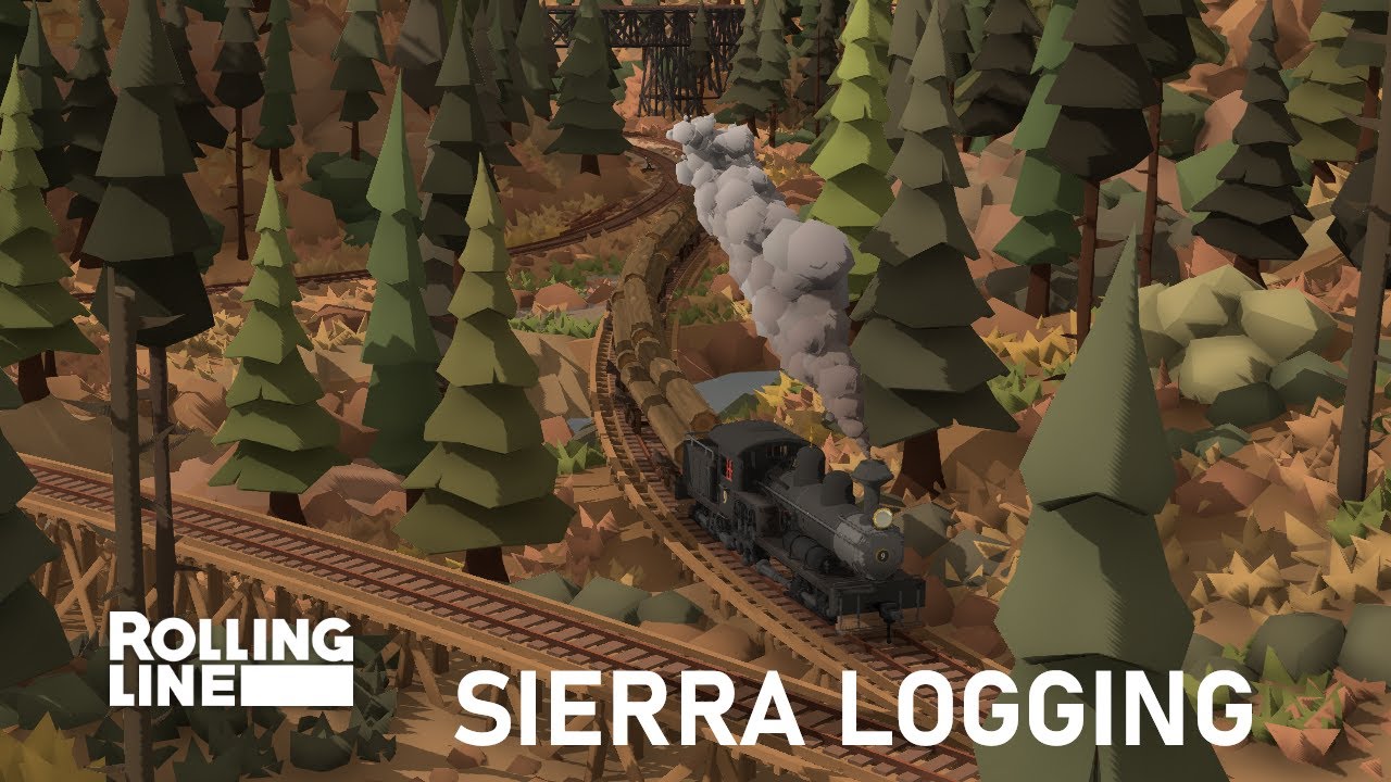 Rolling Line's New Sierra Logging Railroad Map - First Look and My honest thoughts.