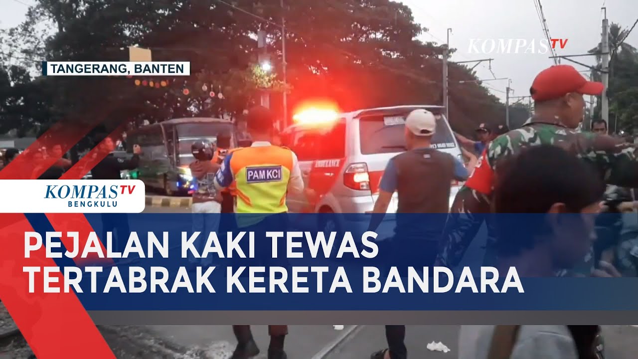 Pejalan Kaki Tewas Tertabrak Kereta Bandara di Perlintasan Stasiun Poris