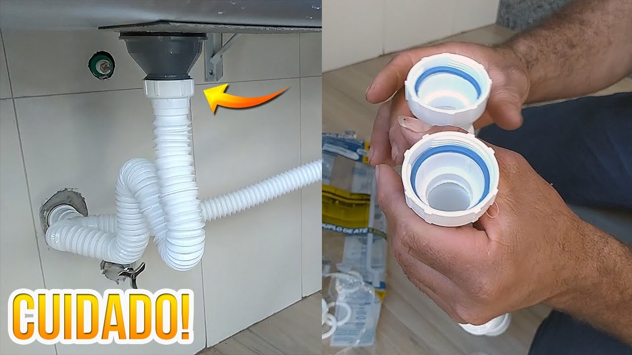 COMO INSTALAR SIFÃO DE PIA DE COZINHA (Passo a Passo)