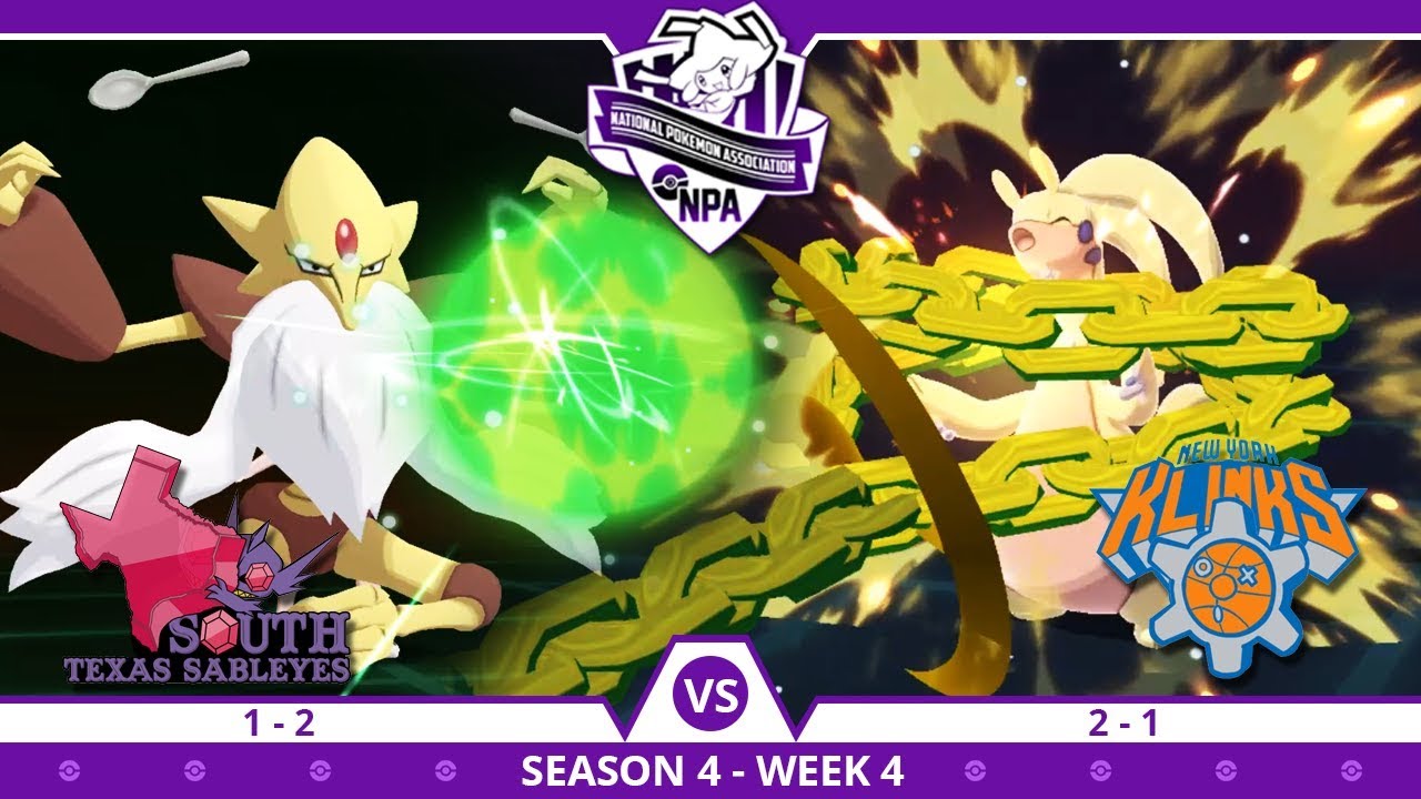 MY HEAD IS A STRANGE PLACE South Texas Sableyes vs New York Klinks  NPA S4 W4 | Pokemon Ultra S/M