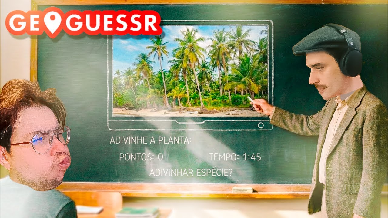 Primeira aulinha de plantaguessr | Geoguessr ft. @xumakis 