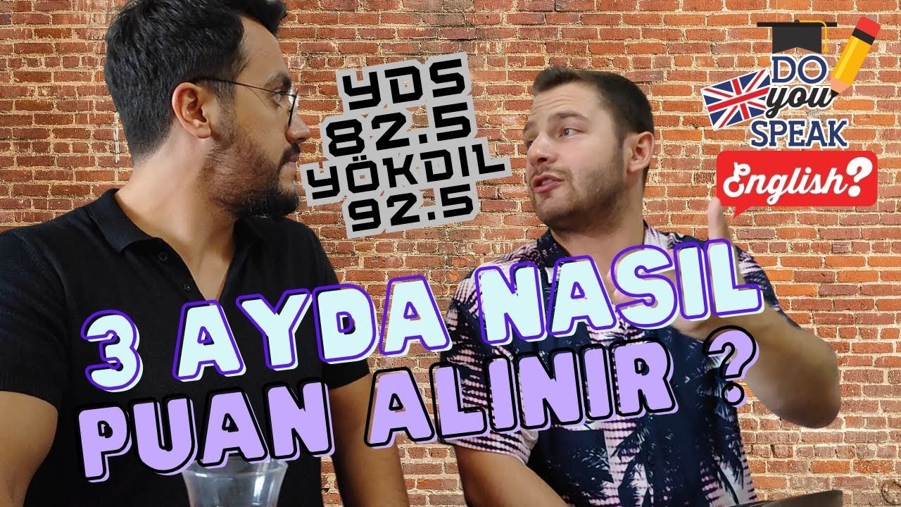 3 Ayda YDS'den 82.5 YÖKDİL'den 92.5 Nasıl Alınır ?