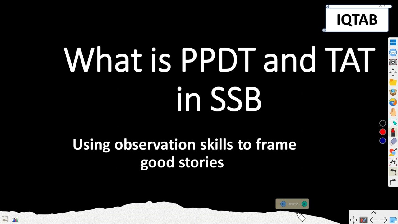 What is SSB| Service selection Board| How to approach PPDT and TAT| Improving observation skills|