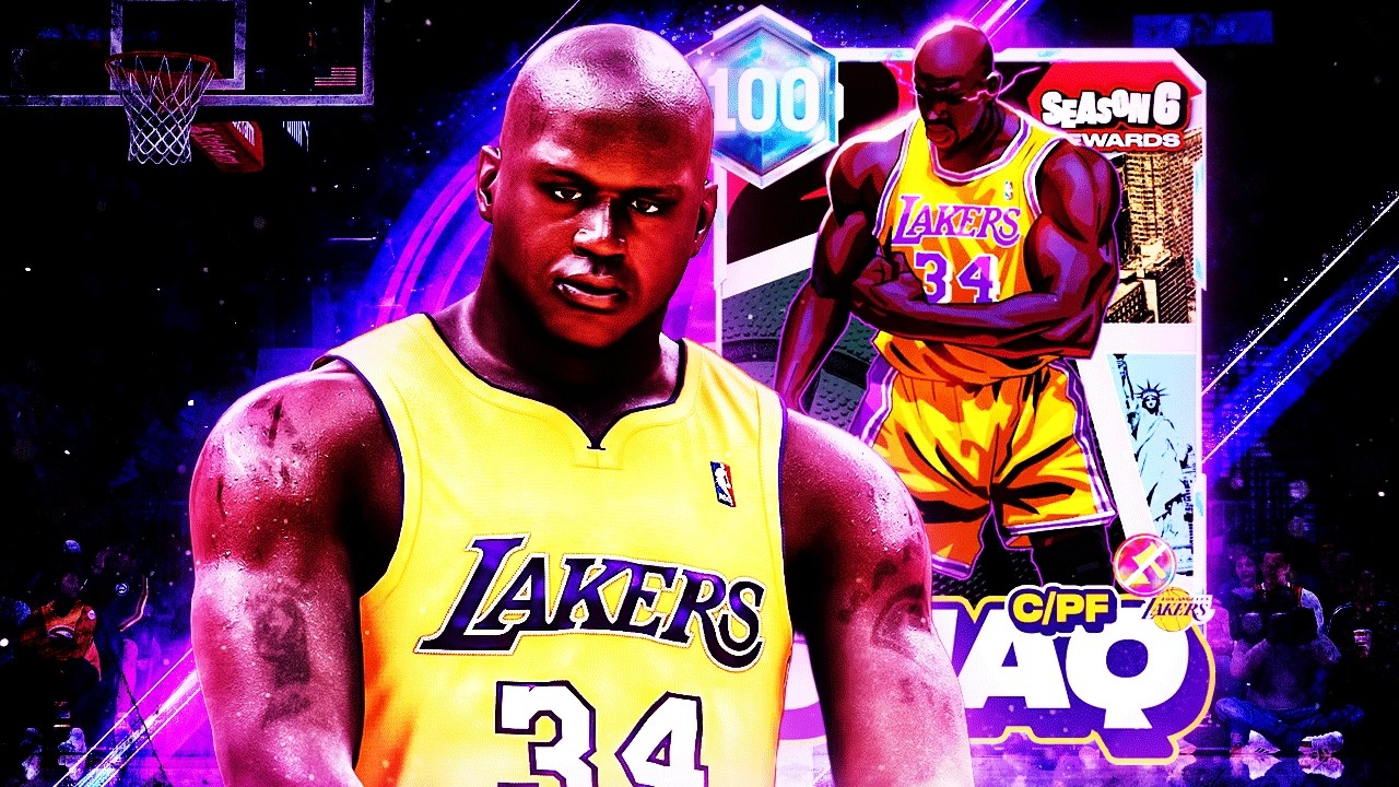 Шакил О'Нил с рейтингом 100 &mdash; одна из лучших карточек 40-го уровня в NBA 2K26 MyTEAM!