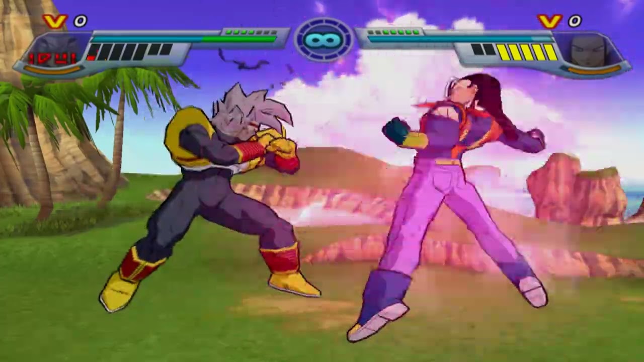 Super Baby 2 VS Super #17 (CPU VS CPU) - Dragon Ball Z Infinite World
