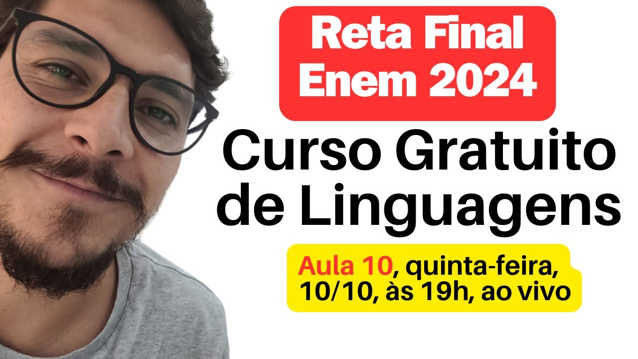 Curso Gratuito de Linguagens (aula 10)