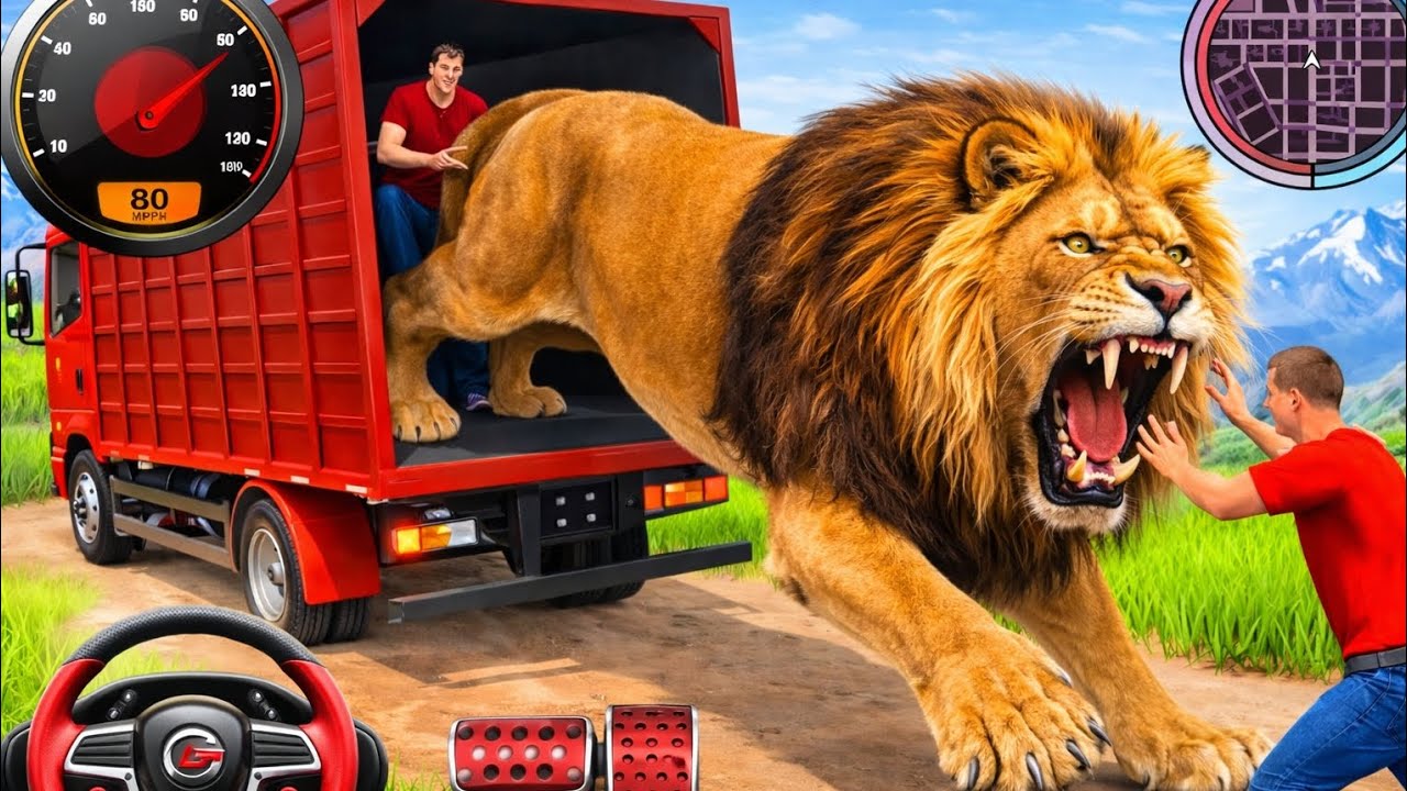😍Animal Cargo Truck Driving Game 3D - Animal Transport Cargo Truck 2024 - Android Gameplay