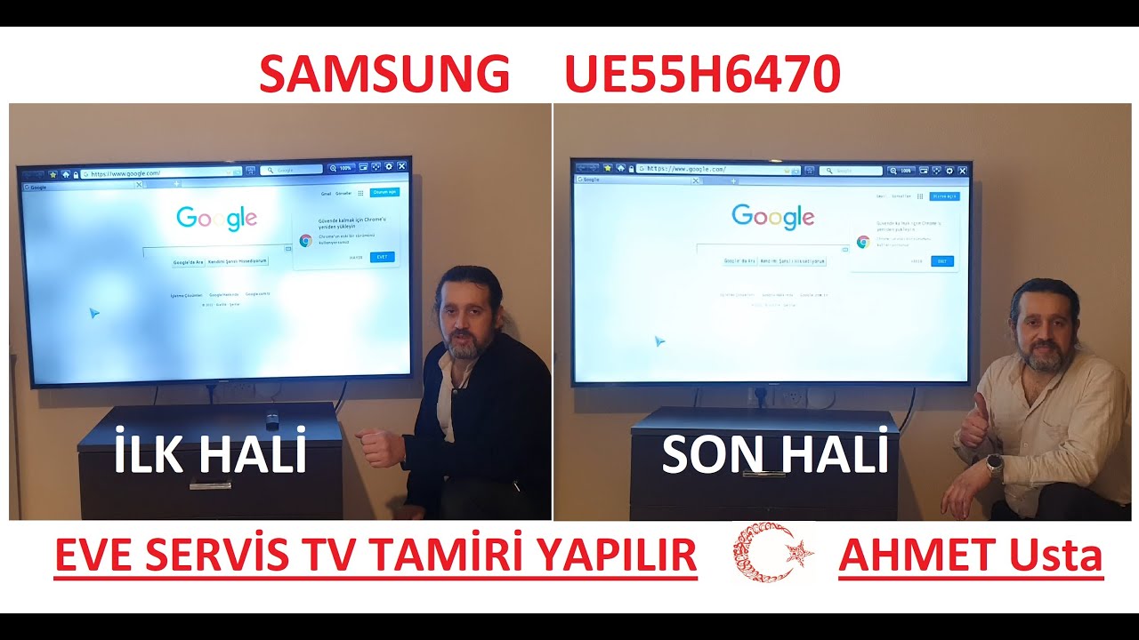 SAMSUNG UE55H6470 EKRANDA KARARMA VE MORARMA VAR.  UE55H6470 LED DEĞİŞİMİ. Ahmet Usta 0532 737 60 97