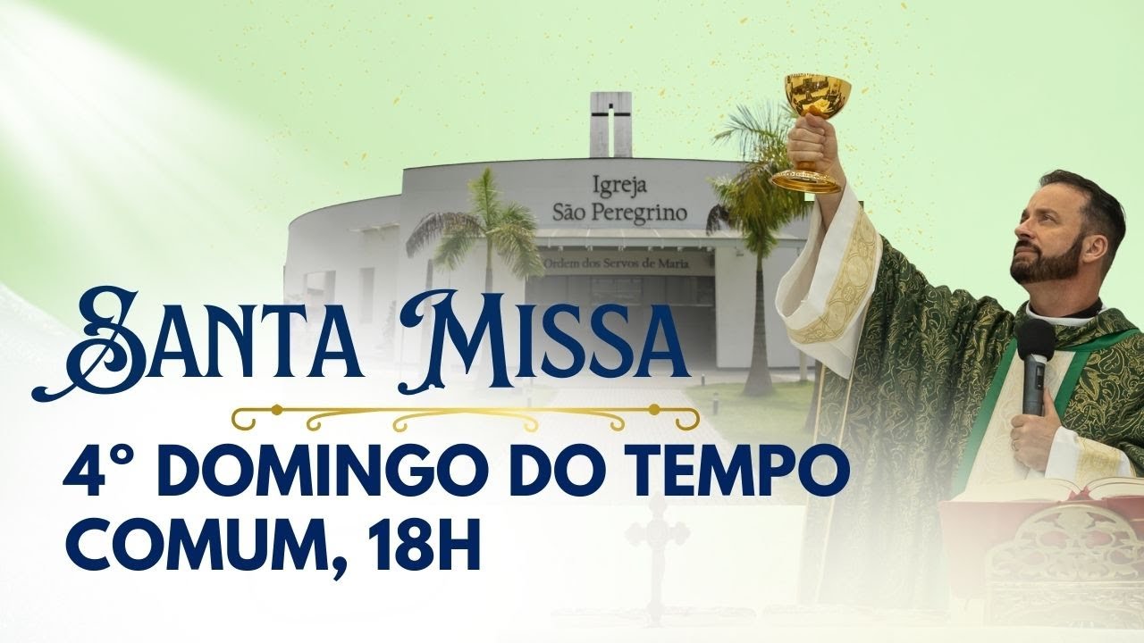 Santa Missa com Frei Rinaldo | Igreja S&atilde;o Peregrino | 01/02/26 &agrave;s 18h