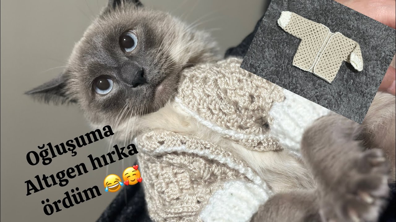 Yeni başlayanlar için detaylı altıgen hırka yapımı 🌸 Cardigan Crochet Project for Beginners 