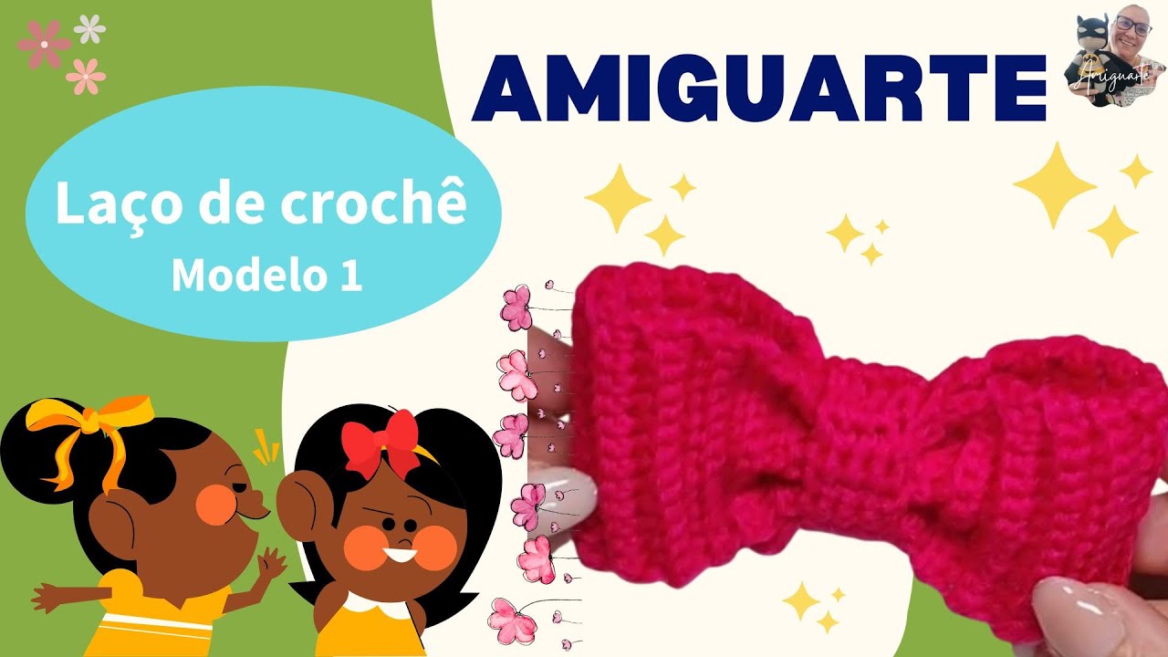 LAÇO DE CROCHÊ - Modelo 1