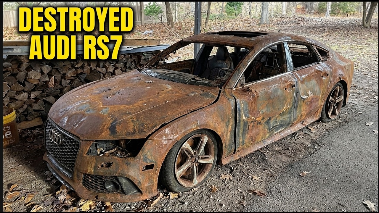 ASMR FULL RESTORATION: Audi RS7 Sportback $150,000 Transformation – 4.0L Twin-Turbo V8 Rebuild