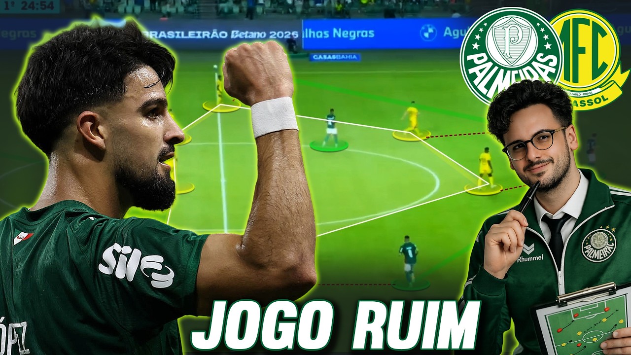 PALMEIRAS NÃO JOGA NADA MAS VENCE O MIRASSOL