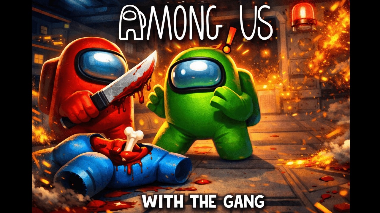 AMONG US WITH THE GANG!