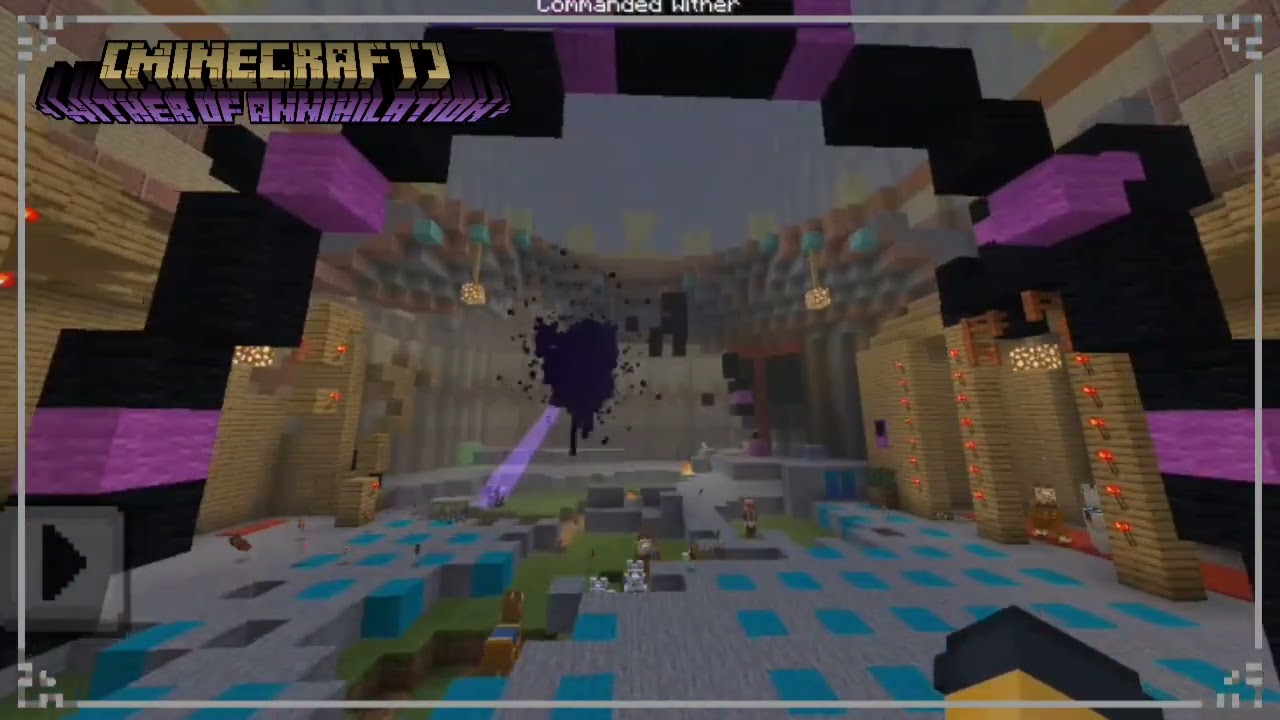 Minecraft Wither Of Annihilation V1 Addon  Bonus Video |  Commanded Wither Showcase |