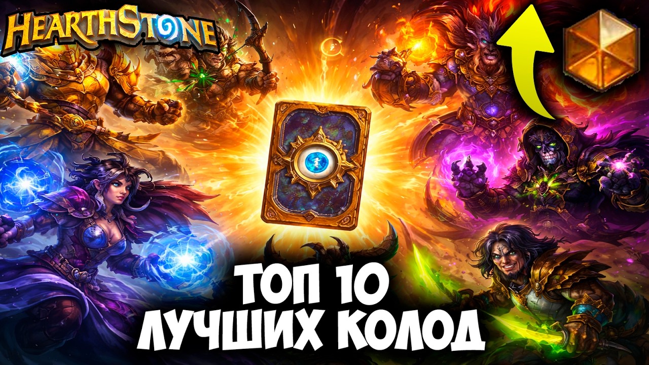 🔥 ТОП 10 ЛУЧШИХ КОЛОД В Hearthstone ПРЯМО СЕЙЧАС