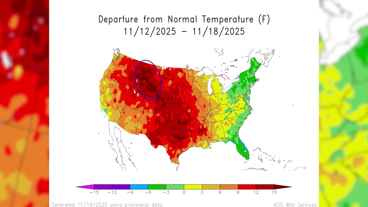 US Drought Monitor November 20, 2025