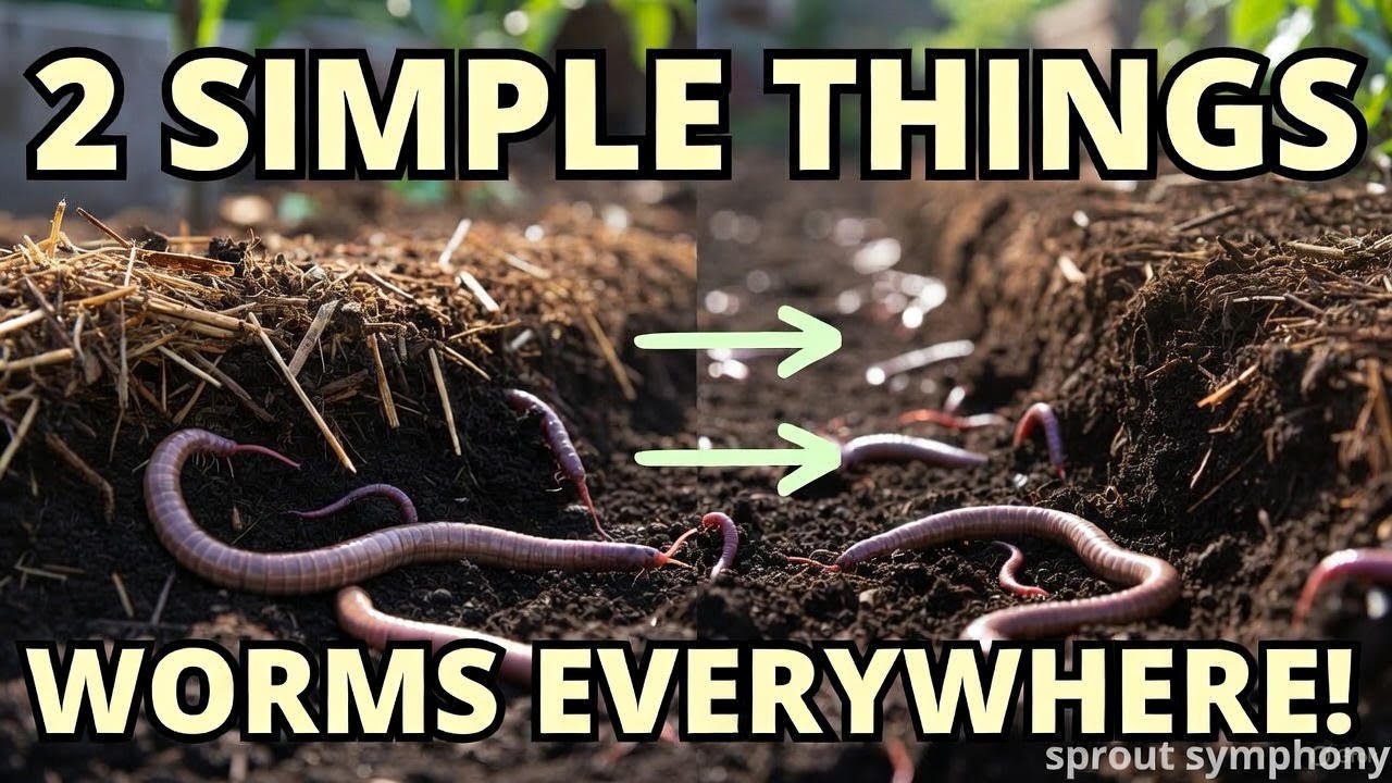THESE TWO THINGS WILL ATTRACT EARTHWORMS LIKE CRAZY