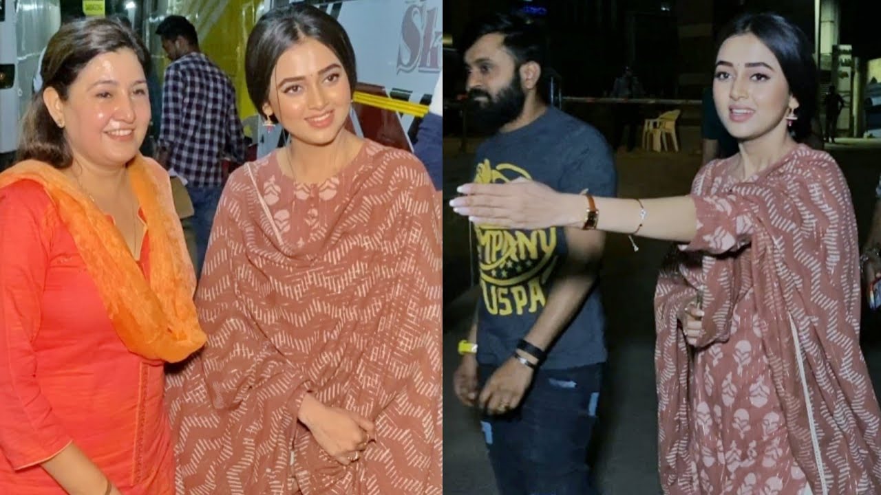 Tejasswi Prakash snapped on Location Shoot in Mumbai 😍🔥💕📷