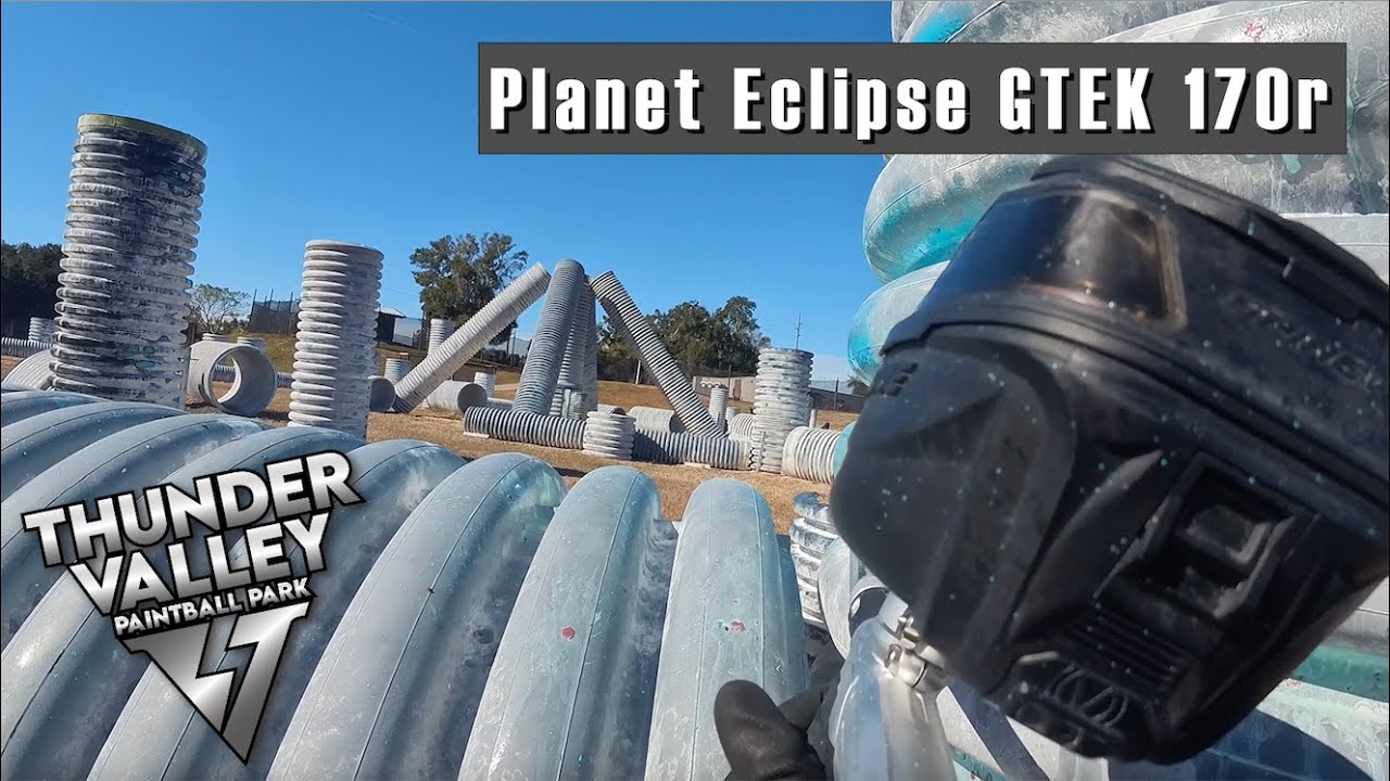 Thunder Valley Paintball - GTEK 170r Gameplay