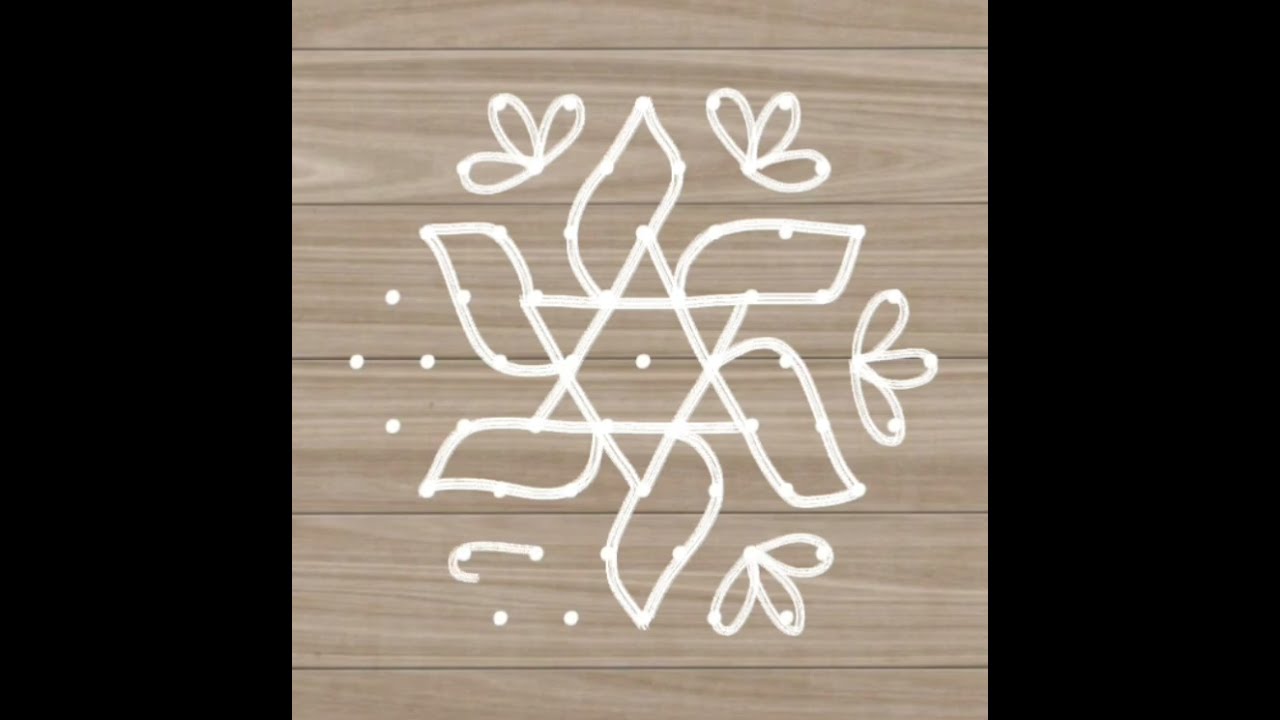 Tuesday rangoli kolam 🌺easy muggulu 🌺