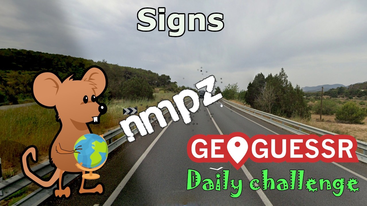 Geoguessr Daily Challenge - NMPZ - I Know About These Chevron Signs At Least