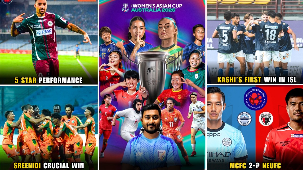 AFC Women's Asian Cup 2026|MBSG on roll with big win|Inter Kashi first win in ISL|Sreenidi beat DHFC